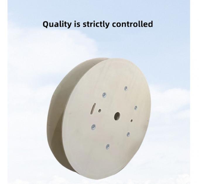 Logo Free Wooden Wheel of Cable Drum Pine Wood OEM Services