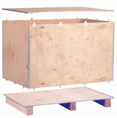 Buen precio Caja de madera para la fumigación Caja de madera fumigada para su fácil elevación en línea