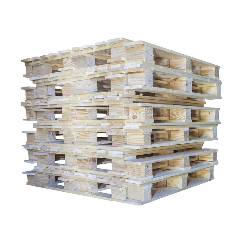 Tamaño personalizable Paletas tratadas térmicamente Ispm 15 Paletas de madera de pino importadas para embalaje