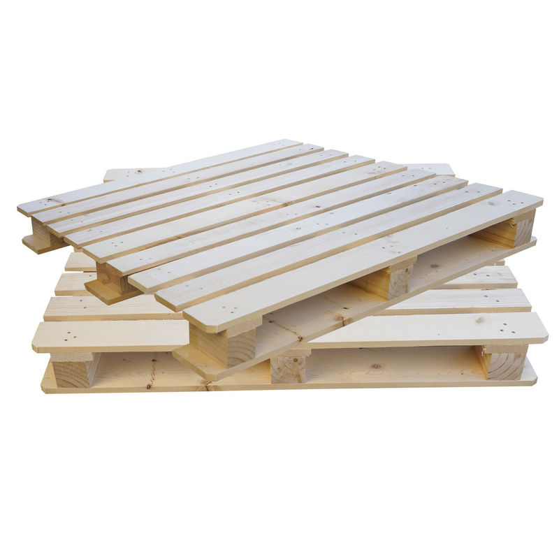 Palés de madera tratados térmicamente Palés de contrachapado Euro estándar para el transporte y almacenamiento