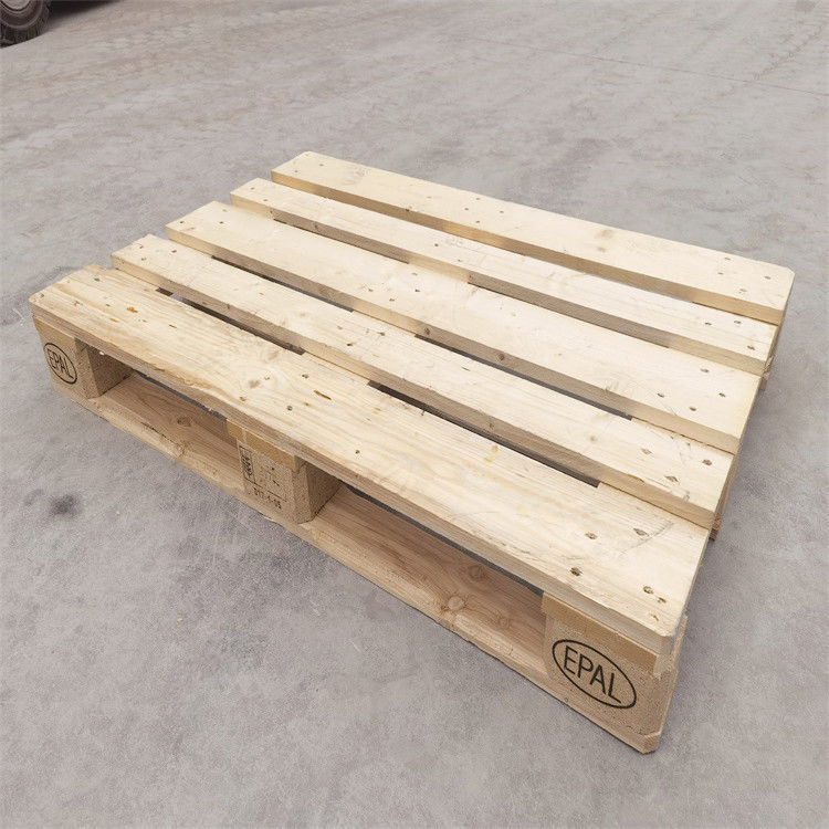 Paletas Euro de madera de doble cara Paletas de madera de 4 vías para entrega Transporte logístico