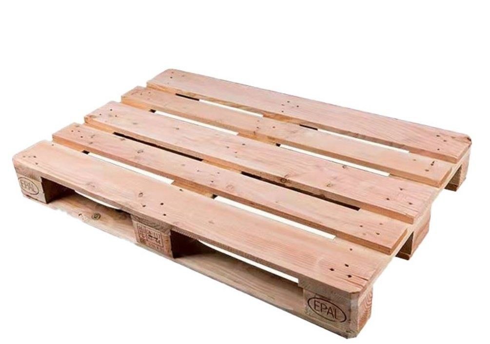 Logística Almacenamiento Ispm Palés tratados térmicamente Cuatro lados en horquilla Palés de madera euro