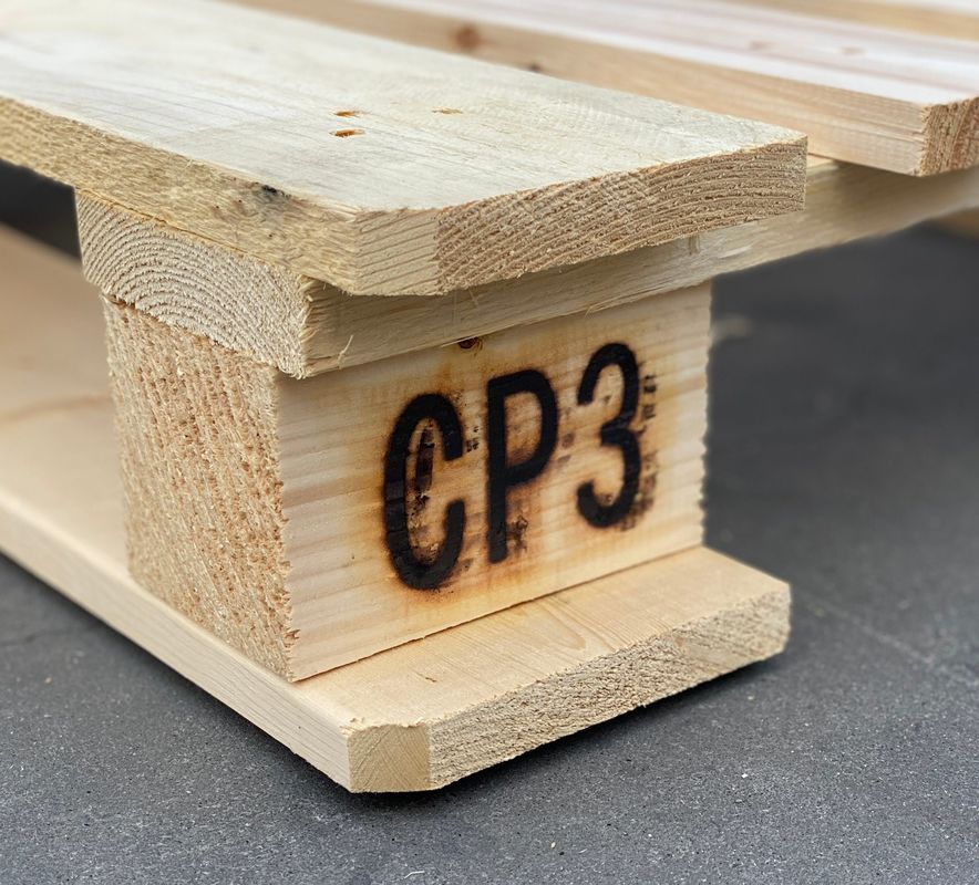 Venta de mercancías Euro palets Palets de madera tratados térmicamente para la exportación
