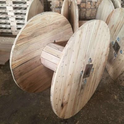 Buen precio Rueda de cable de madera plegable de carrete gigante de madera seca grande en línea
