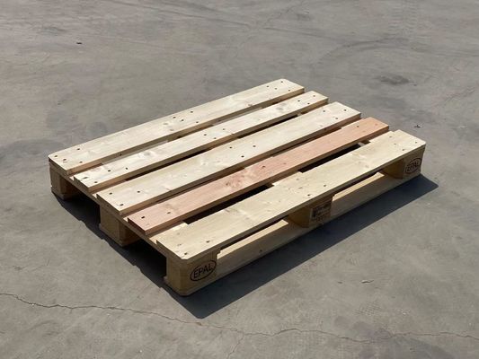 Buen precio Pallet de madera fumigada de pino nuevo Pallet estándar de 1200 X 800 Eu usado en línea