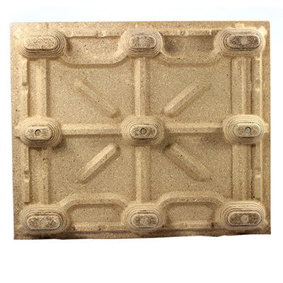 Buen precio Paleta de madera moldeada comprimida sin fumigación de fibra de madera en línea