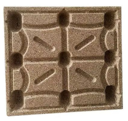 Buen precio 1100*1100 Paletas de madera moldeada Fumigation Euro libre Paletas de madera de madera comprimida en línea