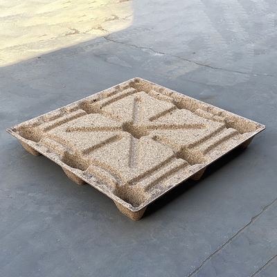 Buen precio Carretilla elevadora de fábrica, serrín de madera, virutas de madera comprimida, paleta industrial moldeada en línea