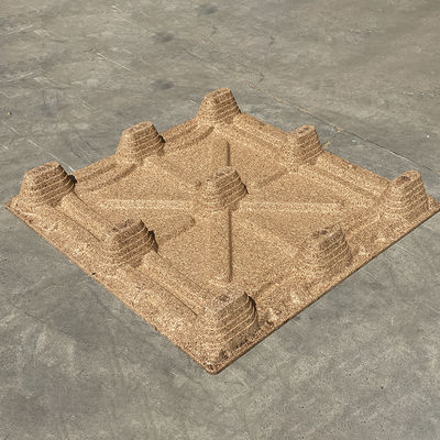 Buen precio Palet moldeado de virutas de madera comprimida, libre de fumigación para exportación de fábrica en línea