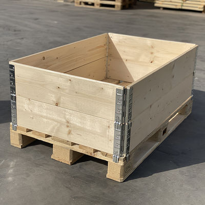 Buen precio Cajas de embalaje de madera para el transporte de carga Comercio exterior Exportación Cajas de madera reciclables Cajas de embalaje de madera apiladas en línea